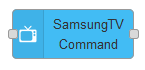 SamsungTV Command node