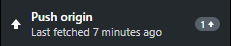 Push origin